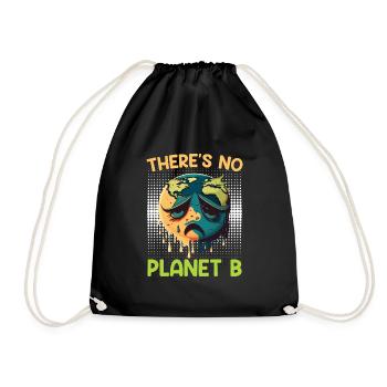 Il n’y a pas de protection de l’environnement pour le Jour de la Terre de la planète B - Sac de sport léger - noir - Devant