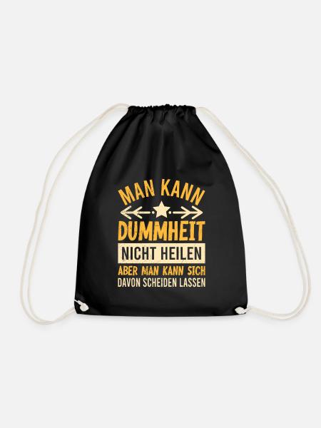 Scheidungsparty cooler Ex Mann Scheidung - Turnbeutel - Schwarz