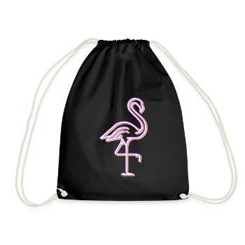 Flamant rose tenue femme flamants roses vie - Sac de sport léger - noir - Devant