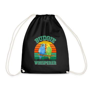 Budgie Whisperer Wellensittich Flüsterer - Sac de sport léger - noir - Devant