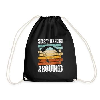 Chemise de parapente juste traîner autour de Bergsport - Sac de sport léger - noir - Devant