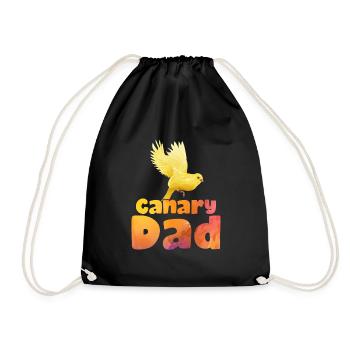 Papa Canaries Amoureux des oiseaux Papas - Sac de sport léger - noir - Devant