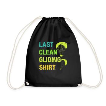 Parapente Dernière chemise de vol à voile propre - Sac de sport léger - noir - Devant