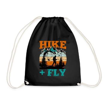 Randonnée et vol Chemise de randonnée Vol de fond - Sac de sport léger - noir - Devant