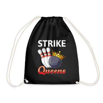 Strike Queens Bowling Shirt Joueuse de bowling - Sac de sport léger - noir - Devant