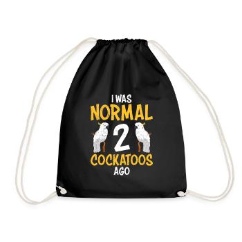 Perroquet J’étais normal avant d’avoir 2 cacatoès - Sac de sport léger - noir - Devant