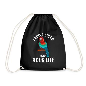 Ara J’apporterai Fabe dans ta vie Parrot Fan - Sac de sport léger - noir - Devant
