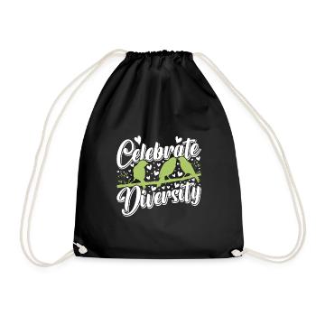 Canaries Celebrate Diversity Canary - Drawstring Bag - black - Front