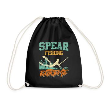Spearfishing Spearfishing Extreme Dive Harpoon - Drawstring Bag - black - Front