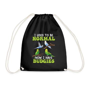 J’étais normal Maintenant j’ai des perruches - Sac de sport léger - noir - Devant