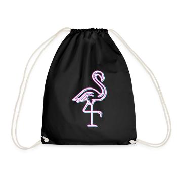 Flamant rose tenue femme flamants roses vie - Sac de sport léger - noir - Devant