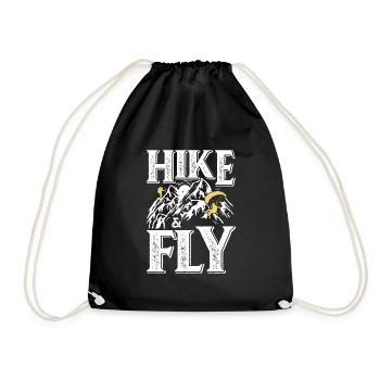 Hike and Fly Paragliding Paragliders - Drawstring Bag - black - Front