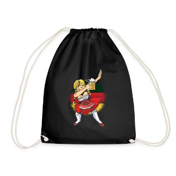 Trachten Shirt Frauen Bierfan - Sac de sport léger - noir - Devant