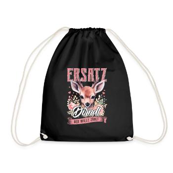 Trachten Frauen Ersatz Dirndl Shirt - Sac de sport léger - noir - Devant