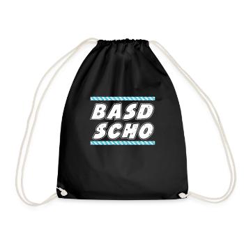 Basd Scho Freistaat Bayern Bayerisches Shirt - Turnbeutel - Schwarz - Vorne