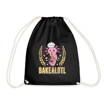 Boulangerie Bakealotl Amateurs de pâtisserie Cuisson du pain - Sac de sport léger - noir - Devant
