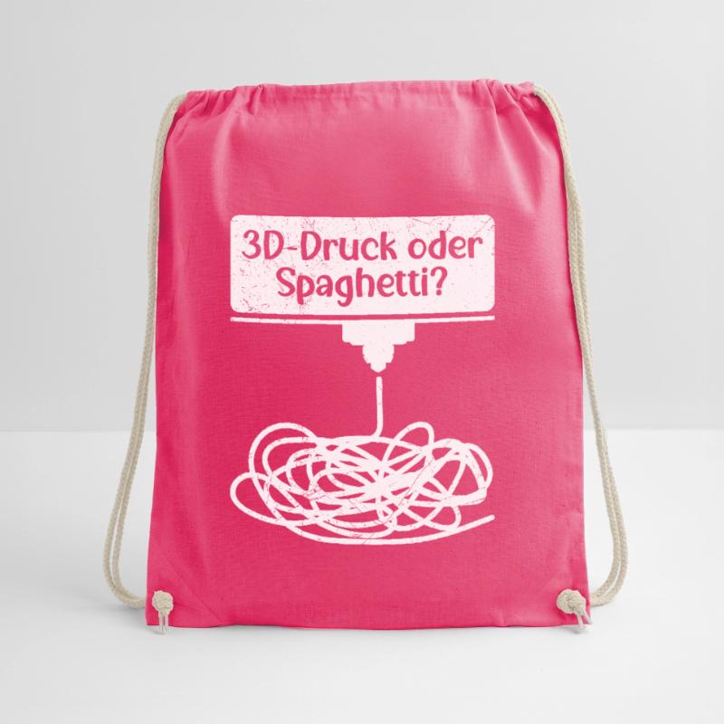 3D-Druck oder Spaghetti 3D Drucken Fail Turnbeutel