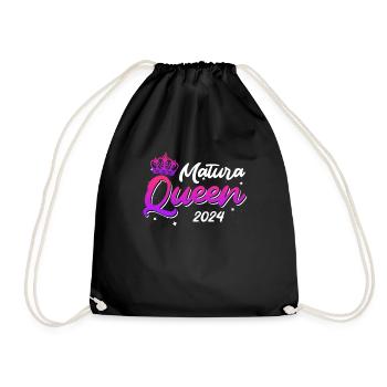 Matura Queen 2024 High School Graduation - Drawstring Bag - black - Front