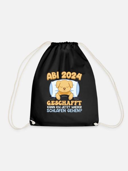 Abitur 2024 Geschafft Abiturientinnen Lustiges - Turnbeutel - Schwarz