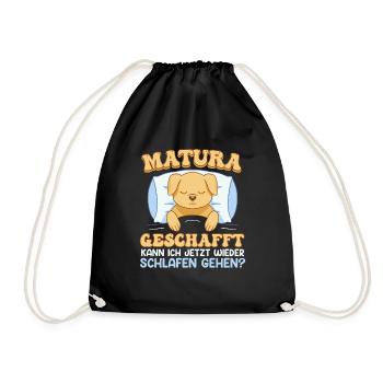 Je peux retourner me coucher - Sac de sport léger - noir - Devant