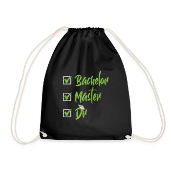 Baccalauréat Maître Dr. Doctorat Réussi - Sac de sport léger - noir - Devant