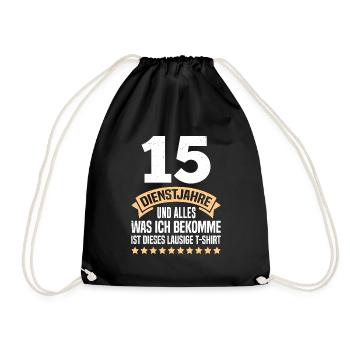 15 ans de service Procurez-vous cette chemise moche - Sac de sport léger - noir - Devant