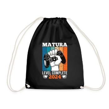 Matura 2024 Niveau Complet Maturanten Lustiges - Sac de sport léger - noir - Devant