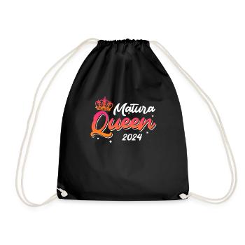 Matura Queen 2024 High School Graduation - Drawstring Bag - black - Front