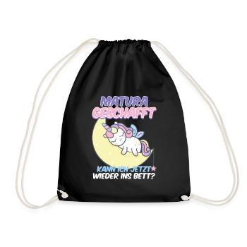 Je peux retourner me coucher - Sac de sport léger - noir - Devant