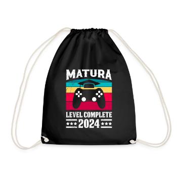 Matura 2024 Niveau Complet Maturanten Lustiges - Sac de sport léger - noir - Devant