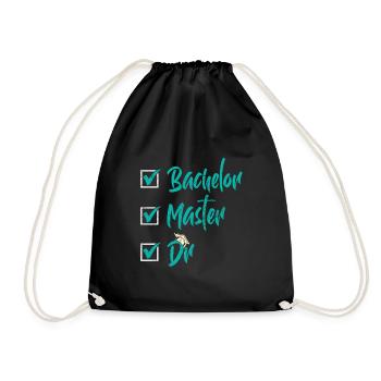 Baccalauréat Maître Dr. Doctorat Réussi - Sac de sport léger - noir - Devant