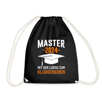 Master 2024 Avec la licence de smart-shit - Sac de sport léger - noir - Devant
