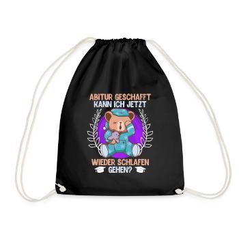 Je peux retourner me coucher Abi - Sac de sport léger - noir - Devant
