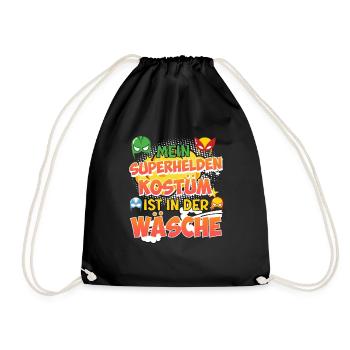 Carnival My superhero costume is in the laundry - Drawstring Bag - black - Front