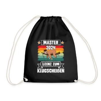 Master 2024 Licence pour Smartass Sloth - Sac de sport léger - noir - Devant