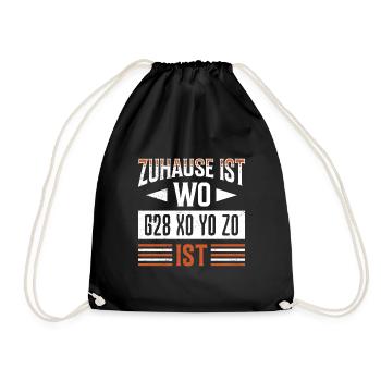 GCode Home est l'endroit où X0 Y0 20 est drôle - Sac de sport léger - noir - Devant