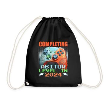Abitur terminant le niveau en 2024 Diplômé Abitur - Sac de sport léger - noir - Devant