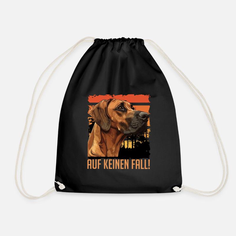 Rhodesian Ridgeback AUF KEINEN FALL! Ridgeback - Turnbeutel - Schwarz