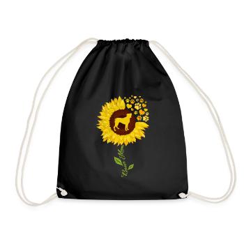 BOXER MAMI German Boxer Dog Owner - Drawstring Bag - black - Front
