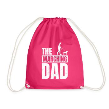 Boxeur allemand LE PAPA QUI MARCHE Drôle - Sac de sport léger - fuchsia - Devant
