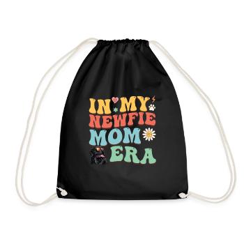 Terre-Neuve Dogs ENFIN UNE NEWFIE MAMA - Sac de sport léger - noir - Devant