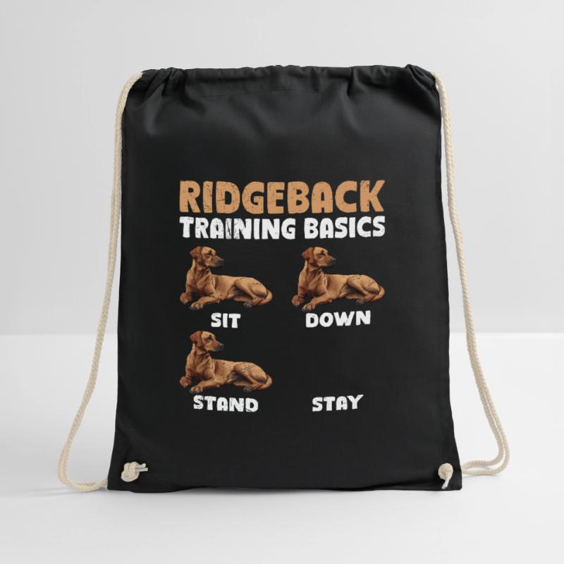 RIDGEBACK TRAINING BASICS Stubborn Rhodesian Drawstring Bag