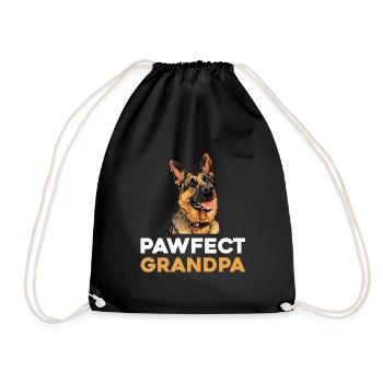 Berger allemand PAWFECT GRANDPA Berger - Sac de sport léger - noir - Devant