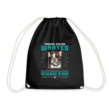 Frenchie PERSONAL STALKER RECHERCHÉ $1000 - Sac de sport léger - noir - Devant