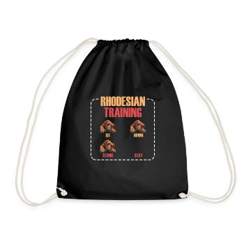 Rhodesian Training Propriétaire de Rhodesian Ridgeback - Sac de sport léger - noir - Devant