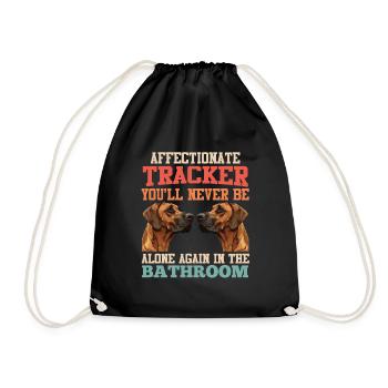 Propriétaire de Rhodesian Ridgeback AFFECTUEUX TRACKER - Sac de sport léger - noir - Devant