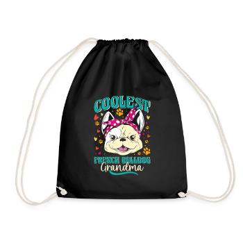Französische Bulldogge BOULEDOGUE FRANÇAIS LE PLUS COOL - Sac de sport léger - noir - Devant
