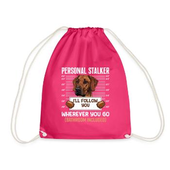 Rhodesian Ridgeback PERSONNEL STALKER Drôle - Sac de sport léger - fuchsia - Devant