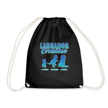 LABRADOR EVOLUTION Labrador Propriétaire Drôle - Sac de sport léger - noir - Devant