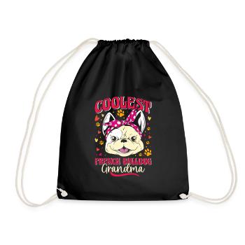 Französische Bulldogge BOULEDOGUE FRANÇAIS LE PLUS COOL - Sac de sport léger - noir - Devant